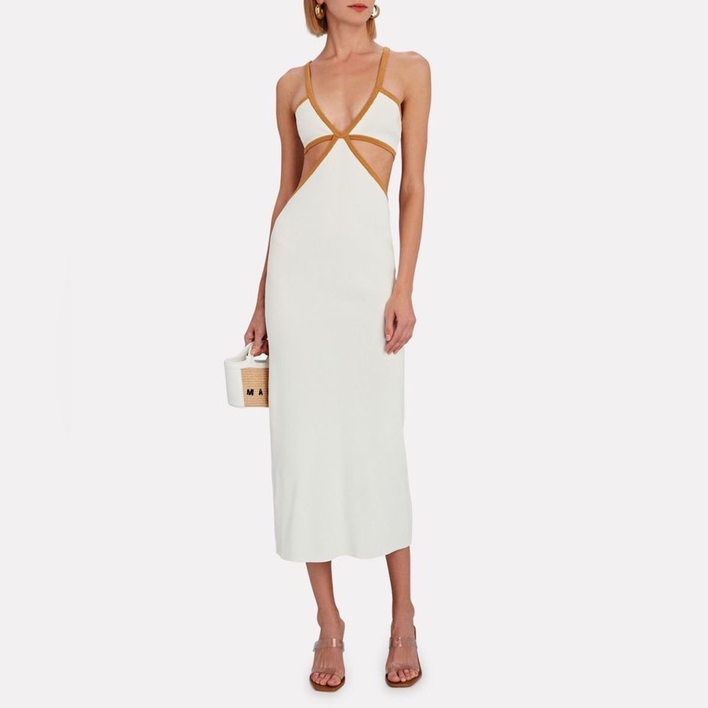 SIGNIFICANT OTHER
Adi Cut-Out Rib Knit Midi Dress US 4